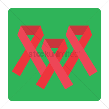 Aids awareness ribbon Aids awareness ribbon