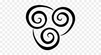 Air Vector - Avatar The Last Airbender Air Symbol Air Vector - Avatar The Last Airbender Air Symbol