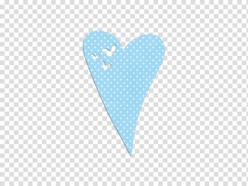 AirMail, heart blue and white polka-dot illustration transparent background PNG clipart