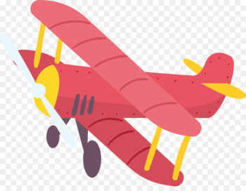 Airplane Aircraft Cartoon Illustration - The falling plane Airplane Aircraft Cartoon Illustration - The falling plane