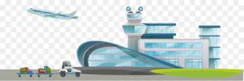 Airplane Airport terminal Cartoon - airplane 