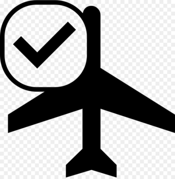Airplane Check mark Computer Icons Vector graphics Clip art - airplane 