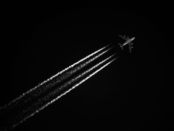 Airplane Contrails Airplane Contrails