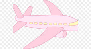 Airplane, Drawing, Flight, Pink, Cartoon PNG