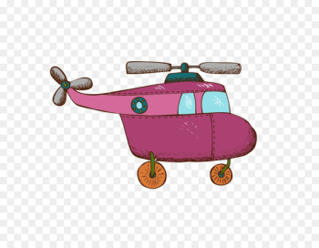 Airplane Helicopter Aircraft - Painted red airplane 