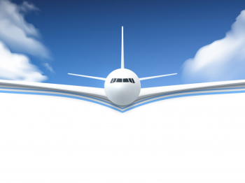 Airplane realistic poster Airplane realistic poster