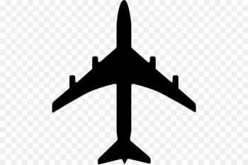 Airplane Silhouette Clip art - Plane 