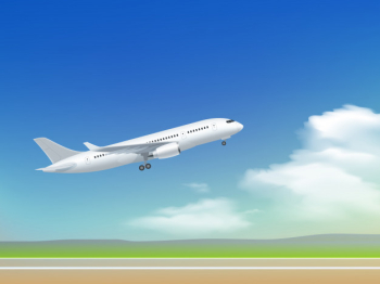 Airplane takeoff poster Airplane takeoff poster