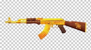 AK-47 Gold Desktop Firearm Assault Rifle PNG, Clipart, Air Gun ...