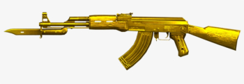 Ak47 Ultimate Gold - Ak 47 Assault Rifle - Free Transparent PNG ...