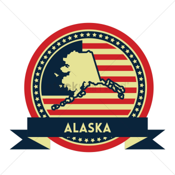 Alaska map label Alaska map label