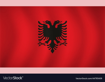 albania flag background