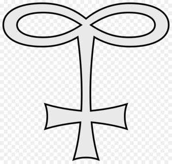 Alchemical Symbol, Symbol, Alchemy, Cross, Line Art PNG