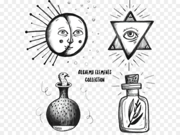 Alchemy Alchemical symbol Euclidean vector Drawing - Eye of God 