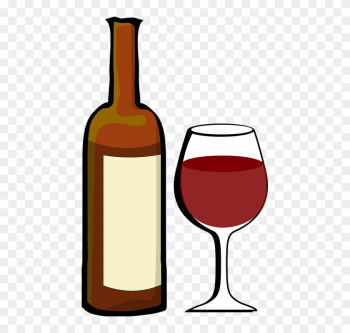 Alcohol Clip Art - Clipart Wine Glasses And Bottles
