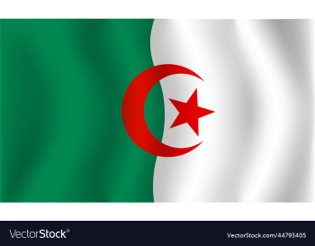 algeria flag background