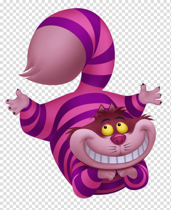 Alice's Adventures in Wonderland Queen of Hearts Cheshire Cat , mad hatter transparent background PNG clipart