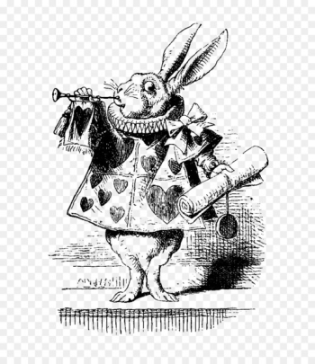 Alice's Adventures in Wonderland White Rabbit The Mad Hatter The Tenniel Illustrations for Carroll's Alice in Wonderland - alice in wonderland 