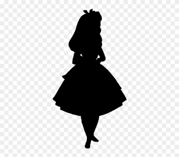 Alice With Teapot 190 Micron Mylar Stencil Durable - Alice In Wonderland Silhouette