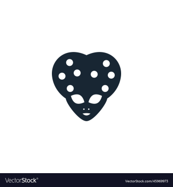 alien creative icon filled from space alien creative icon filled from space