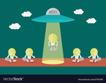 Alien vector image Alien vector image