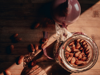 Almond Nut in Jar Almond Nut in Jar