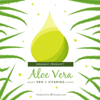 Aloe vera drop background Aloe vera drop background