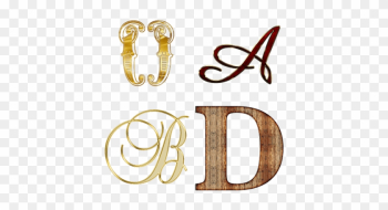 Alphabet - Alphabet - Art - Gold Letter B Png