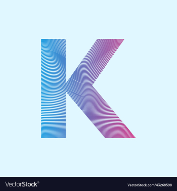 alphabet k in mesh design alphabet k in mesh design