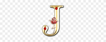 Alphabets, Free Alphabet, Rose Alphabet, A-z, Clipart, - Jewels Art J Png 540 Floral Alphabet Png Jewels Alphabets