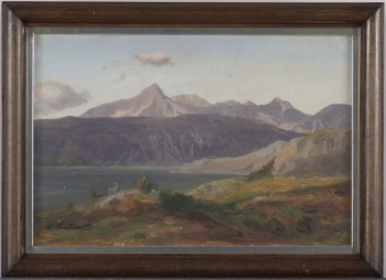 Alpine landscape from bavaria, 1873 | Free Photo - rawpixel Alpine landscape from bavaria, 1873 | Free Photo - rawpixel