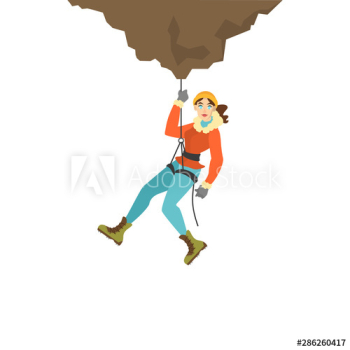 Alpinist climb the mountain Alpinist climb the mountain