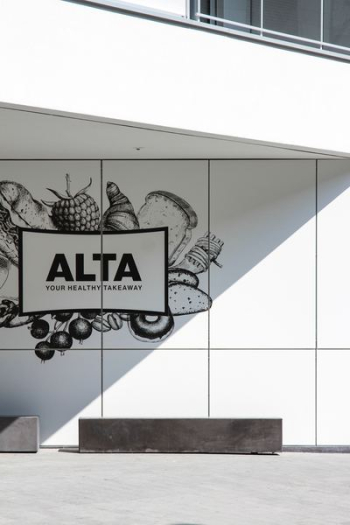 Alta wall sign