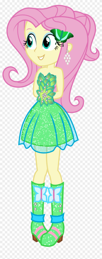 Alternate Costumes, Artist - Equestria Girls Fluttershy Dress