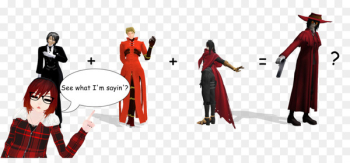 Alucard Vash the Stampede Vincent Valentine Hellsing Trigun - others 