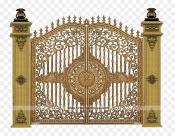 Aluminium alloy Copper Balcony - Golden door pattern Aluminium alloy Copper Balcony - Golden door pattern