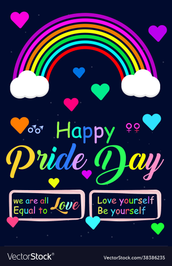 amazing happy pride day poster for social media