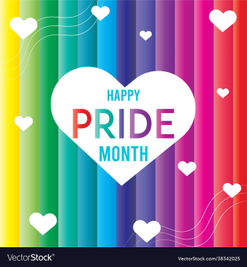 amazing happy pride month banner for social media