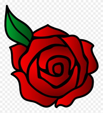 Amazing Ideas Rose Clip Art Red Roses Images Clipart - Cartoon Rose