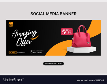 amazing offer deal lady hand bag social banner des amazing offer deal lady hand bag social banner des