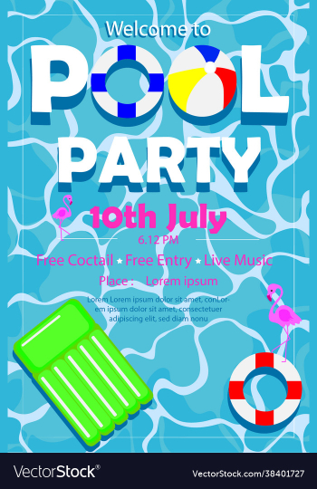 amazing pool party poster for social media amazing pool party poster for social media
