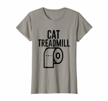 Amazon.com: Cat Treadmill Funny T-shirt Cat Lover Tee: Clothing