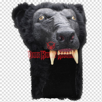 American black bear Costume Grizzly bear Mask, Knight head transparent background PNG clipart