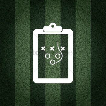 American football game plan on striped background American football game plan on striped background