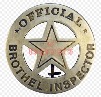 American frontier Badge Western saloon Police Cowboy - Police 