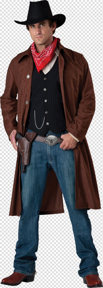 American frontier Costume Cowboy Clothing Western wear, cowboy transparent background PNG clipart