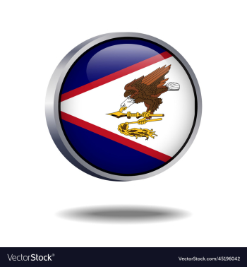 american samoa flag button american samoa flag button