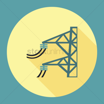 An electricity transmission tower An electricity transmission tower
