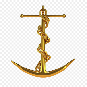Anchor Photography Chain Illustration - Golden Anchor Anchor Photography Chain Illustration - Golden Anchor