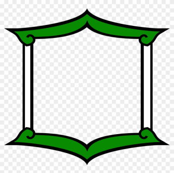 Ancient Rome-roman Inspired Border Frame Png Transparent - Green Border Transparent